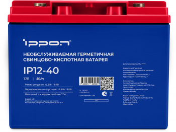 Аккумуляторная батарея IP 12-40