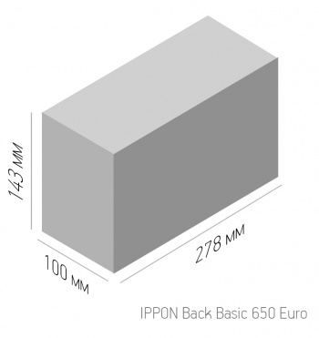 Линейно-интерактивный ИБП Back Basic 650/850/1050 Euro