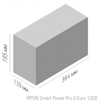 Ippon -  Линейно-интерактивный ИБП SMART POWER PRO II EURO 1200/1600/2200