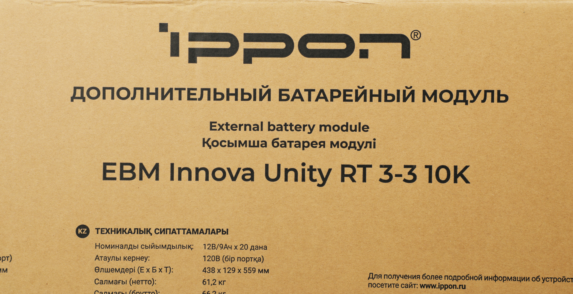 Ippon -  EBM Innova Unity RT 3-3 10K/20K
