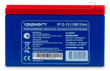 Аккумуляторная батарея IP 12-12